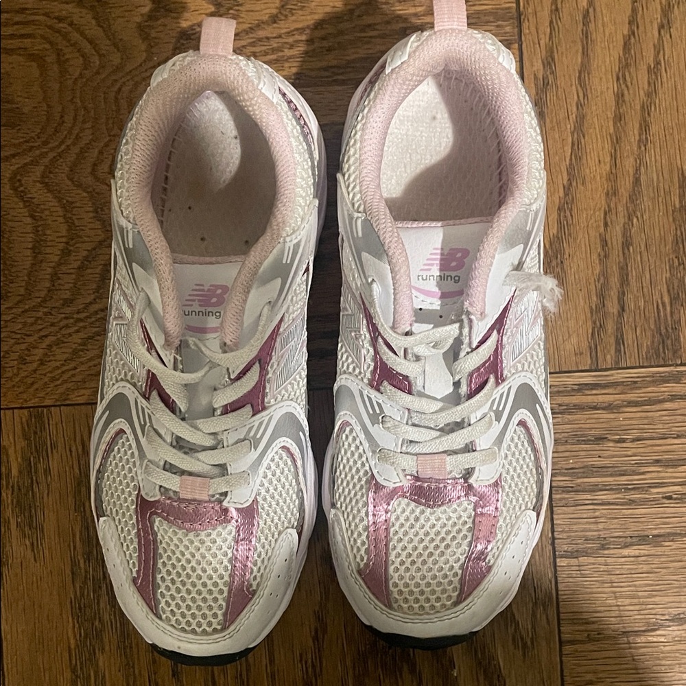 New Balance Kids' Sneakers in Pink and White